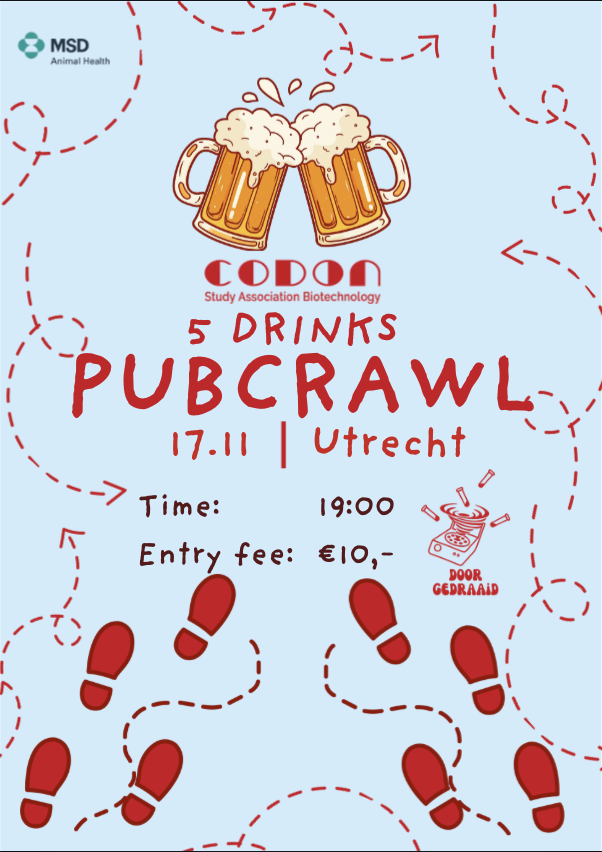 Lustrum: Pubcrawl Utrecht